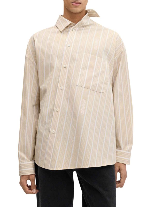 JACQUEMUS: Hemden online - Hemd - Nude
