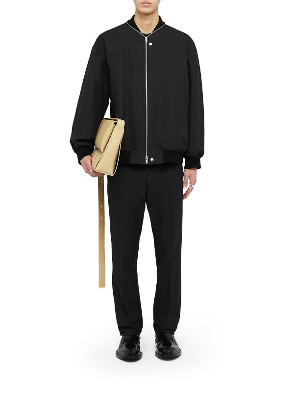 JIL SANDER: Bombers online - Bomber - Noir