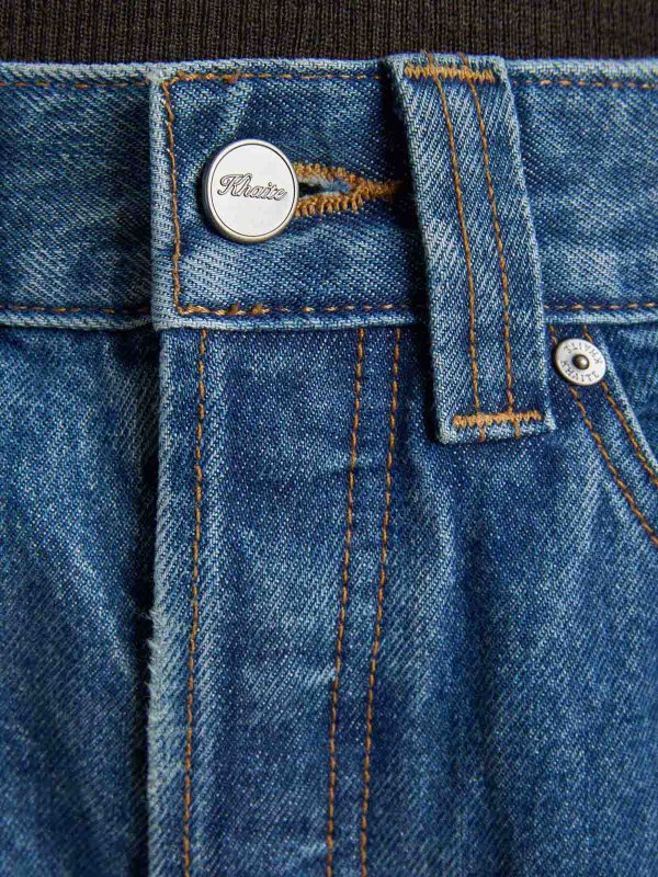 The Best Shops KHAITE: Jeans gamba dritta corben