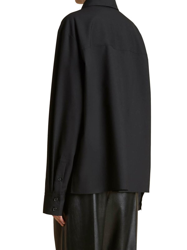 シャツ - 黒 shop online: KHAITE