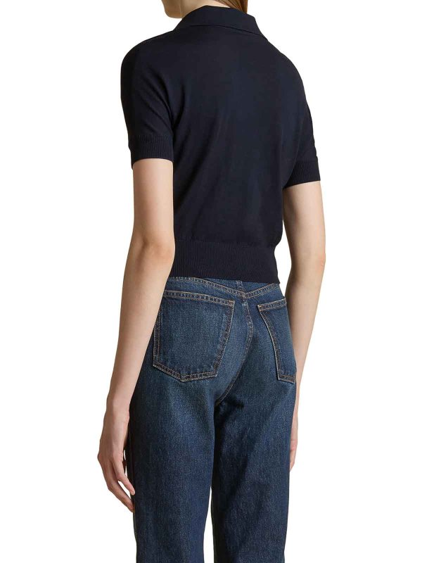 トップ/タンクトップ - ブルー shop online: KHAITE