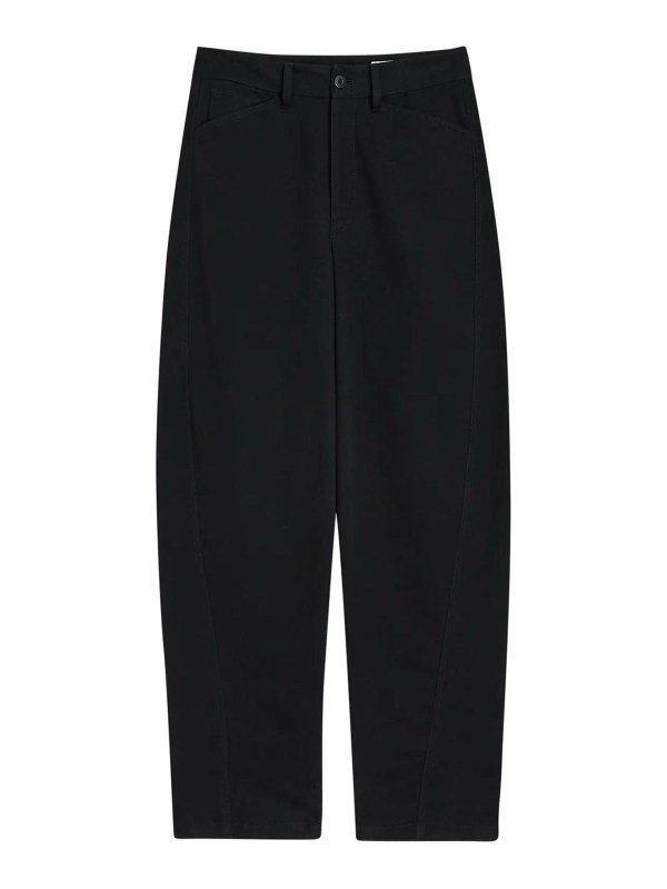 LEMAIRE: カジュアルトラウザー - カジュアルパンツ - 黒