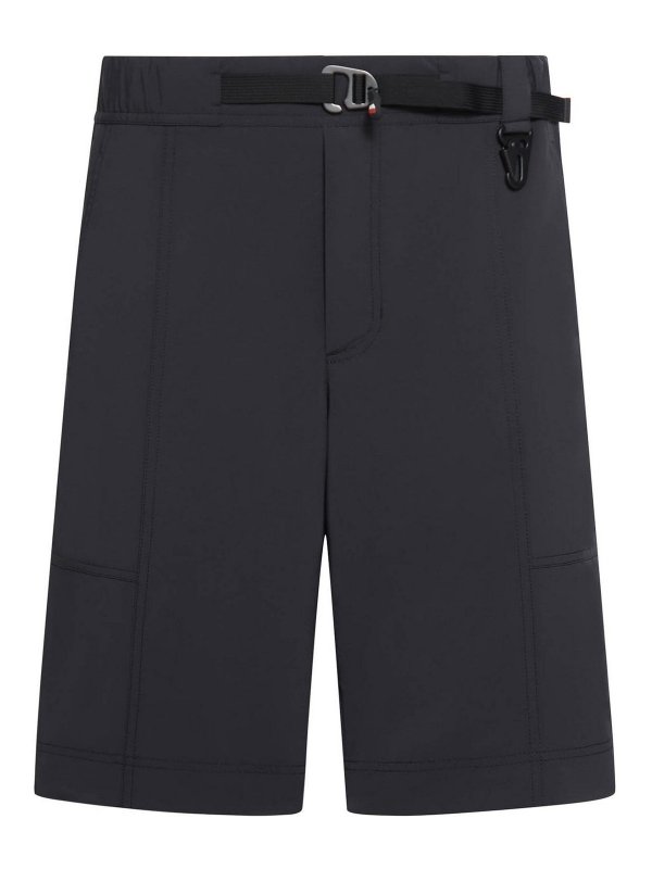 MONCLER: トラウザーショーツ - ショートパンツ - 黒