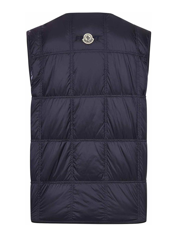 MONCLER: Gilets tricot online - Gilet - Bleu