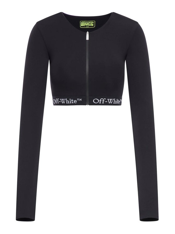 OFF-WHITE: トップス＆タンクトップ - トップ/タンクトップ - 黒