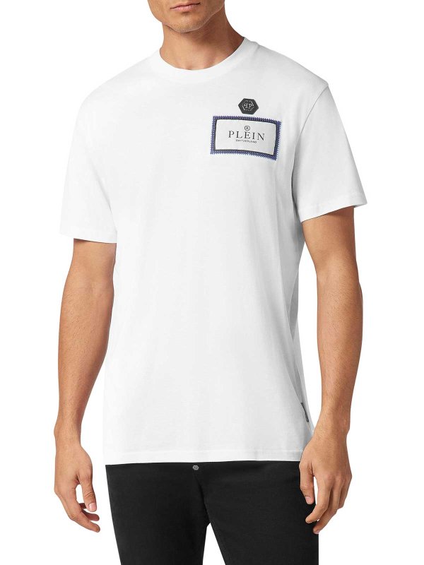 The Best Shops PHILIPP PLEIN: t-shirts - T-Shirt With Application