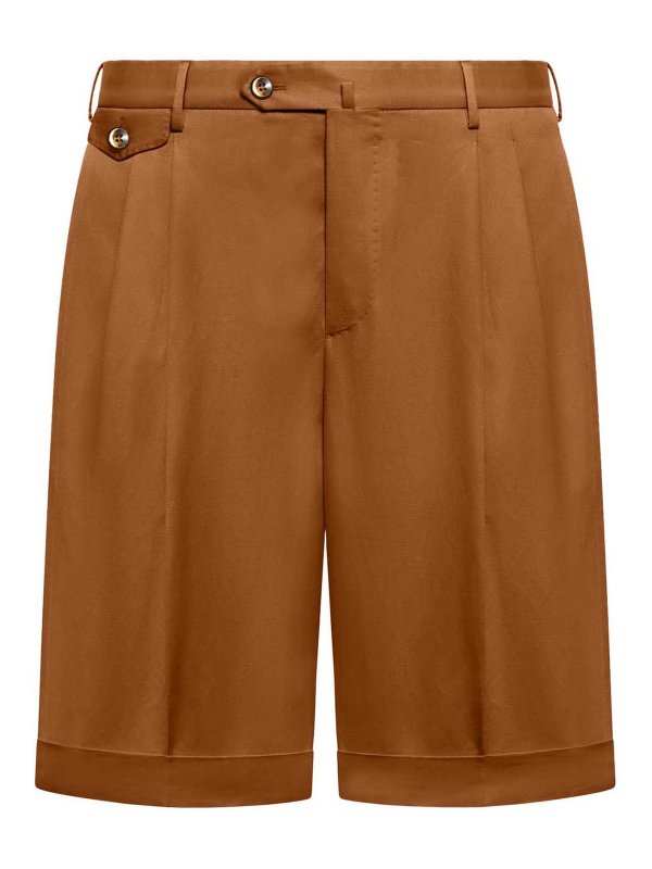 PT TORINO: トラウザーショーツ - ショートパンツ - ブラウン