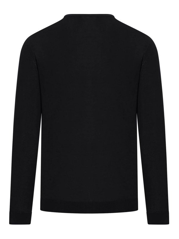 ROBERTO COLLINA: Pull col rond online - Pull Col Rond - Noir