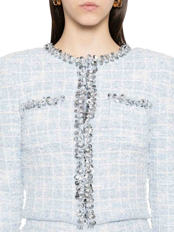Self Portrait buy online Boucle Cardigan With Applications