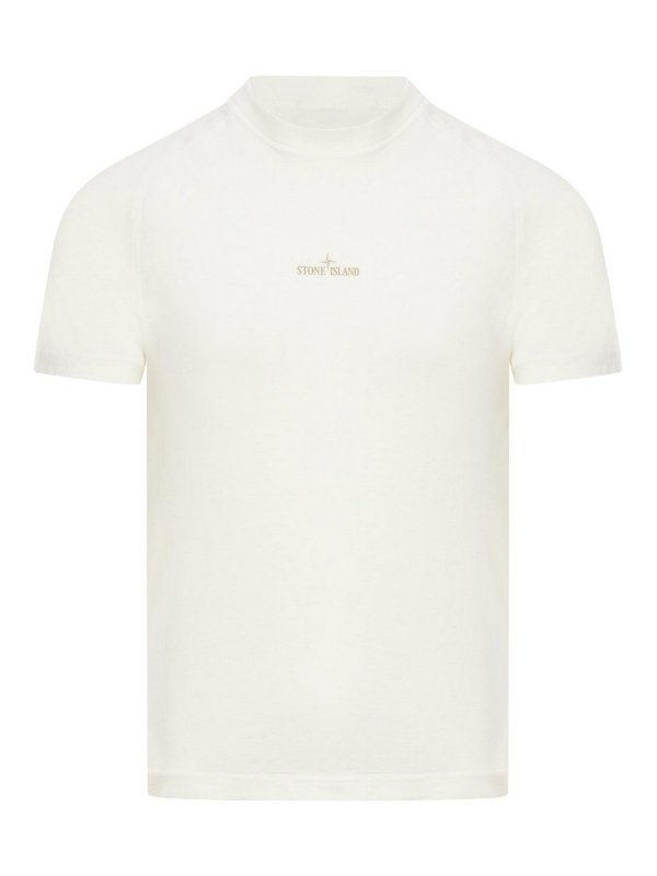 STONE ISLAND: Tシャツ - Tシャツ - ヌードカラー