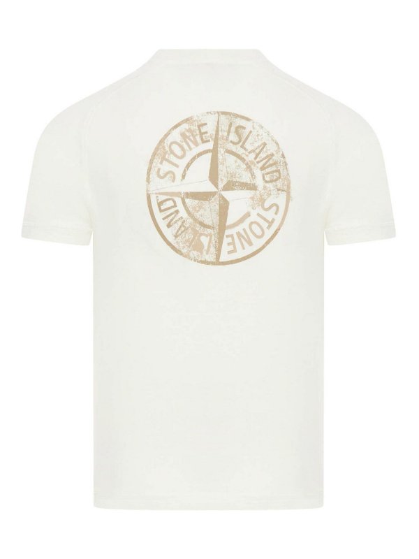 STONE ISLAND: Tシャツ online - Tシャツ - ヌードカラー