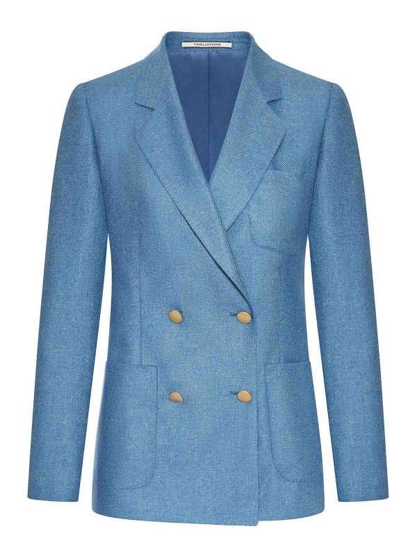 TAGLIATORE: カジュアルジャケット - カジュアルジャケット - ブルー