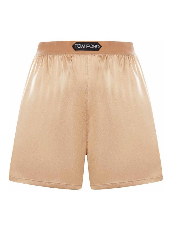 TOM FORD: Trousers Shorts - Shorts In Stretch Silk Satin