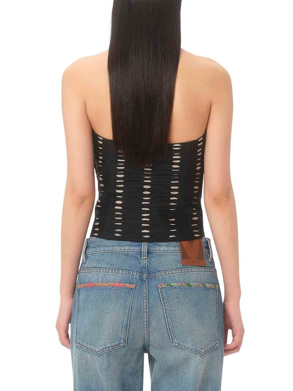 Chiffon Top With Plusdepois Print shop online: VALENTINO GARAVANI