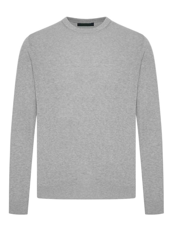 ZANONE: maglia collo rotondo - Maglione di cotone da equipaggiamento