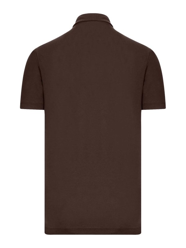 ZANONE: Poloshirts online - Poloshirt - Braun