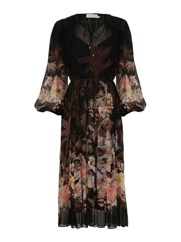 ZIMMERMANN: Knielange Kleider - Knielanges Kleid - Bunt