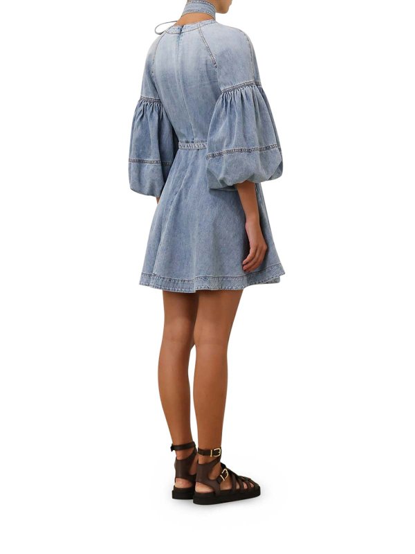 Robe Courte - Bleu shop online: ZIMMERMANN