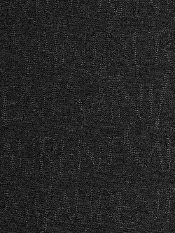 The Best Shops SAINT LAURENT: scarves - Wool & Silk Jacquard  Square Scarf