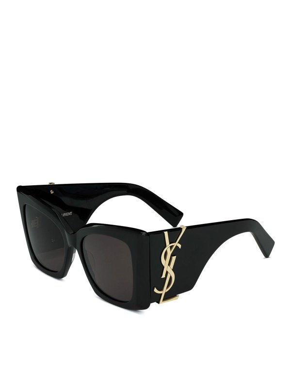 SAINT LAURENT: Lunettes de soleil online - Lunettes De Soleil - Noir