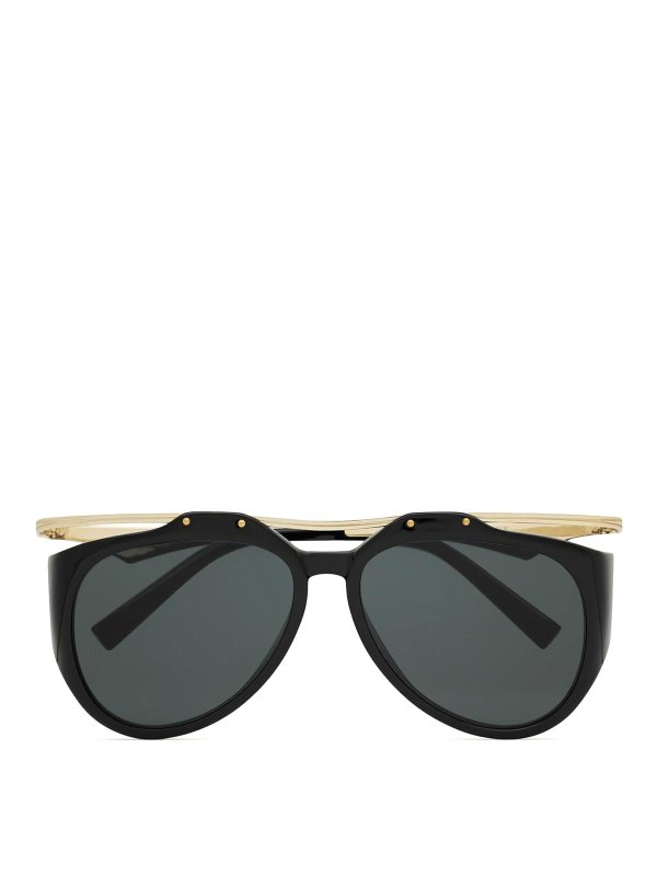SAINT LAURENT: Sonnenbrillen - Sonnenbrille - Metallic