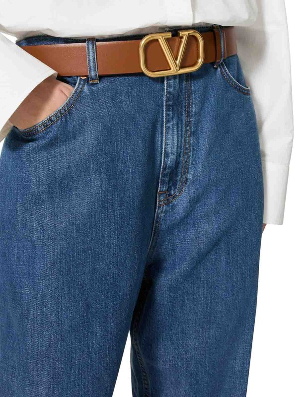 VALENTINO GARAVANI: ベルト online - ベルト - ブラウン