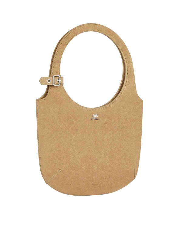 The Best Shops Courreges: totes bags - Holy Suede Bag