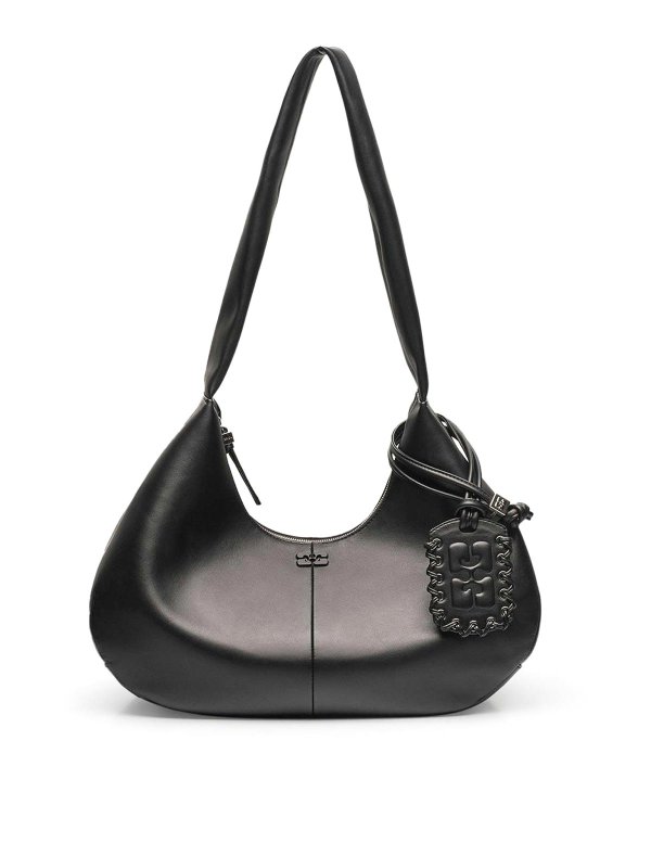 GANNI: totes bags - Medium Bou Hobo Bag