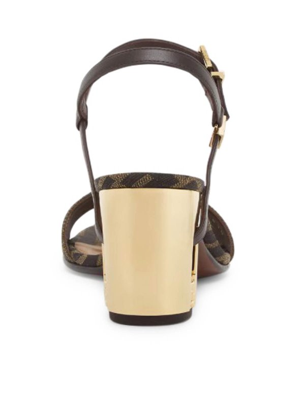 Delfina Heel Sandals shop online: FENDI