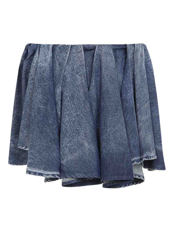 DIESEL: mini skirts online - Asymmetric Mini Skirt