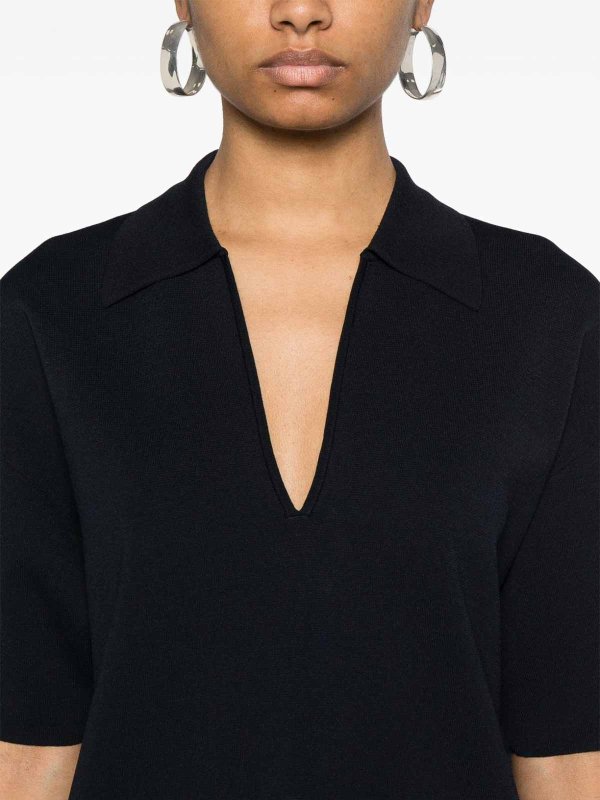 P.A.R.O.S.H.: Knielange Kleider online - Knielanges Kleid - Blau