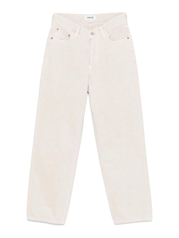AGOLDE: Jeans Rectos - Vaqueros Rectos - Beis