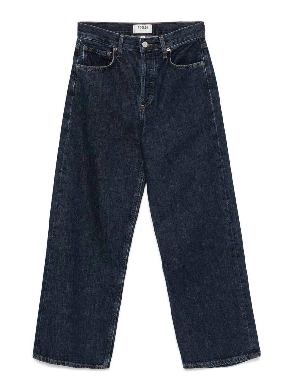 AGOLDE: Straight Leg Jeans - Straight Leg Jeans - Blau