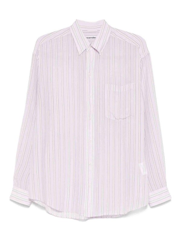 ALEXANDER WANG: シャツ - ボーイフレンド - ライトパープル