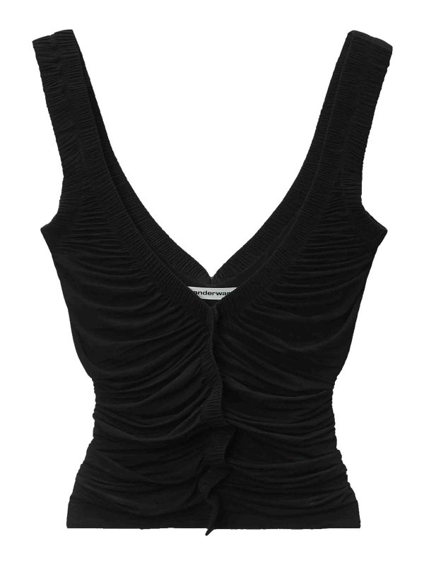 ALEXANDER WANG: トップス＆タンクトップ - トップ/タンクトップ - 黒