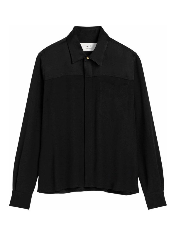 AMI PARIS: camicie - Camicia a maniche lunghe