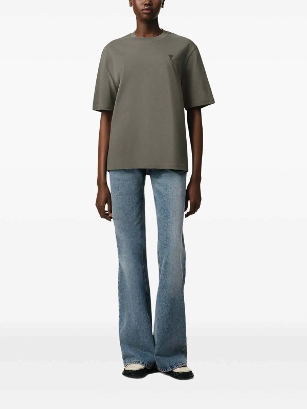 AMI PARIS: camicie online - T-shirt  Boxi ADC Tonal