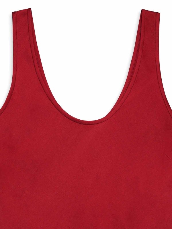 膝丈ドレス - 赤 shop online: ANINE BING