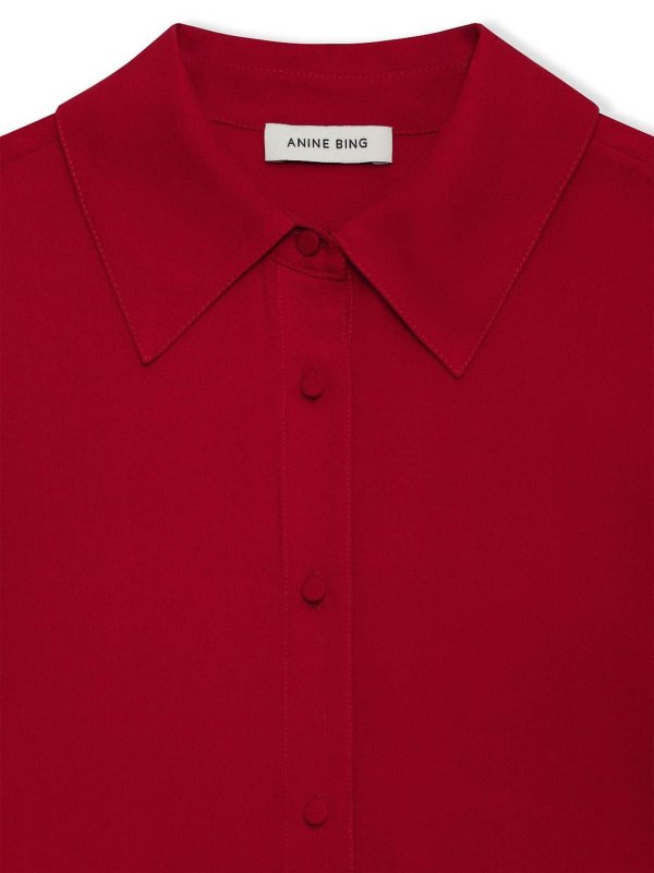 Chemise - Rouge shop online: ANINE BING