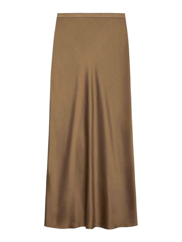 ANINE BING: ロングシャツ - ロングスカート - 銀