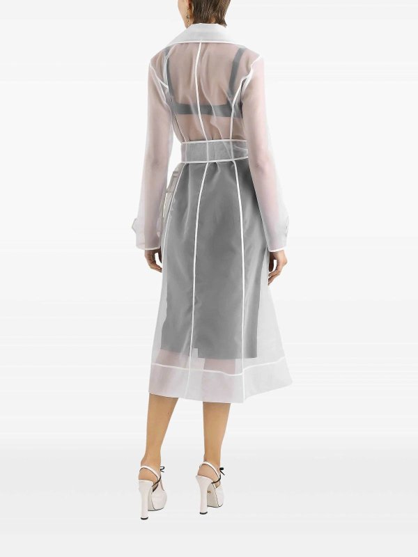 The Best Shops DOLCE & GABBANA: トレンチコート - トレンチコート - 白