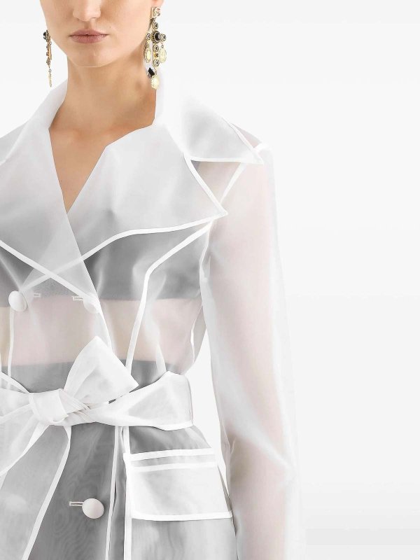 DOLCE & GABBANA buy online トレンチコート - 白