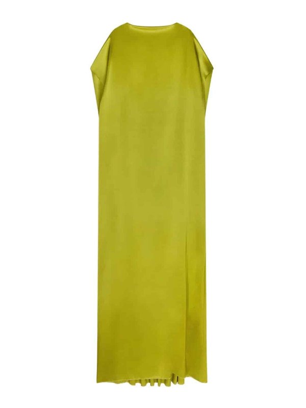 DRIES VAN NOTEN: イブニングドレス - イブニングドレス - ダークグリーン