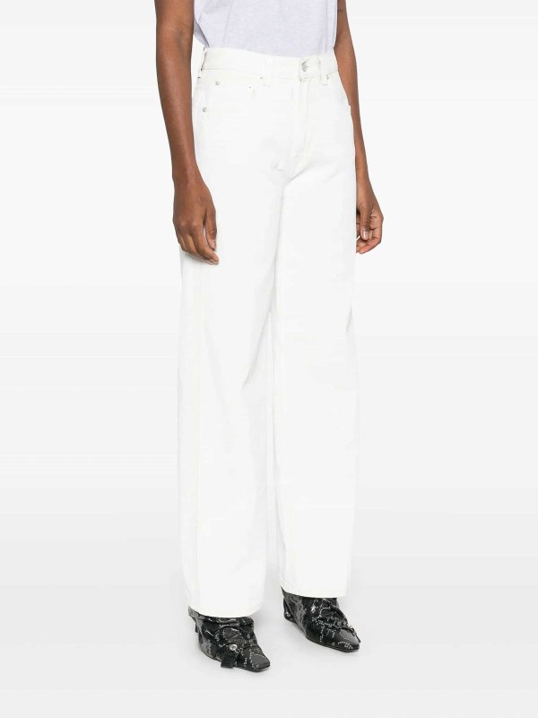 The Best Shops HAIKURE: ストレートジーンズ - ストレートジーンズ - 白