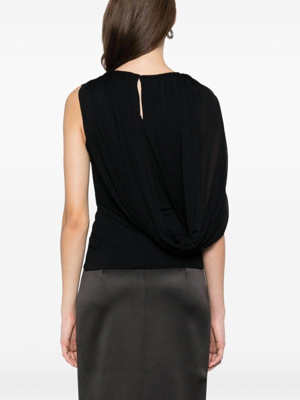 トップ/タンクトップ - 黒 shop online: LANVIN