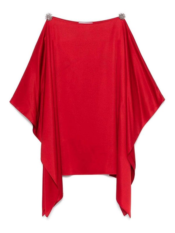 LANVIN: トップス＆タンクトップ - トップ/タンクトップ - 赤