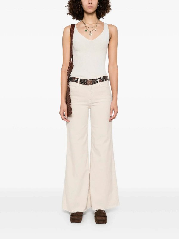 MOTHER: Jeans Rectos online - Vaqueros Rectos - Crema