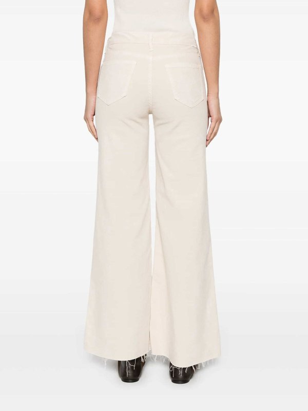 The Best Shops MOTHER: Jeans Rectos - Vaqueros Rectos - Crema