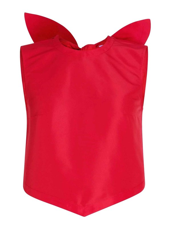 PATOU: Tops & Tank tops - Scarf Top In Faille