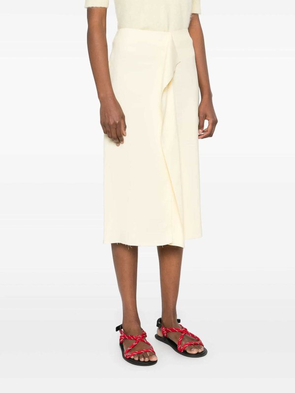 The Best Shops PLAN C: Knielange und Midi Röcke - Midirock - Gelb